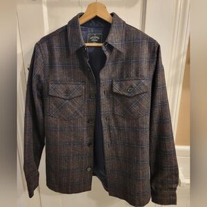 Portuguese flannel lined overshirt shirt jacket stacked size small